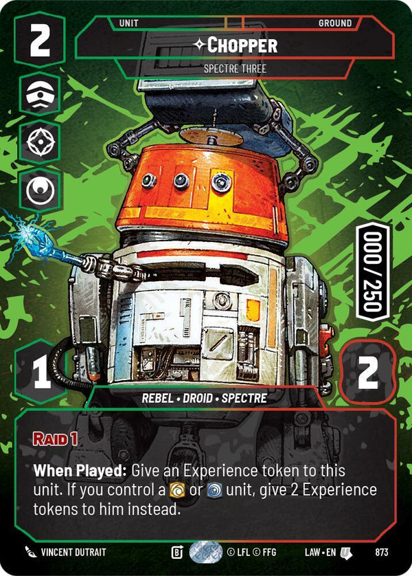 Chopper - Spectre Three (Serialized) - Star Wars Unlimited