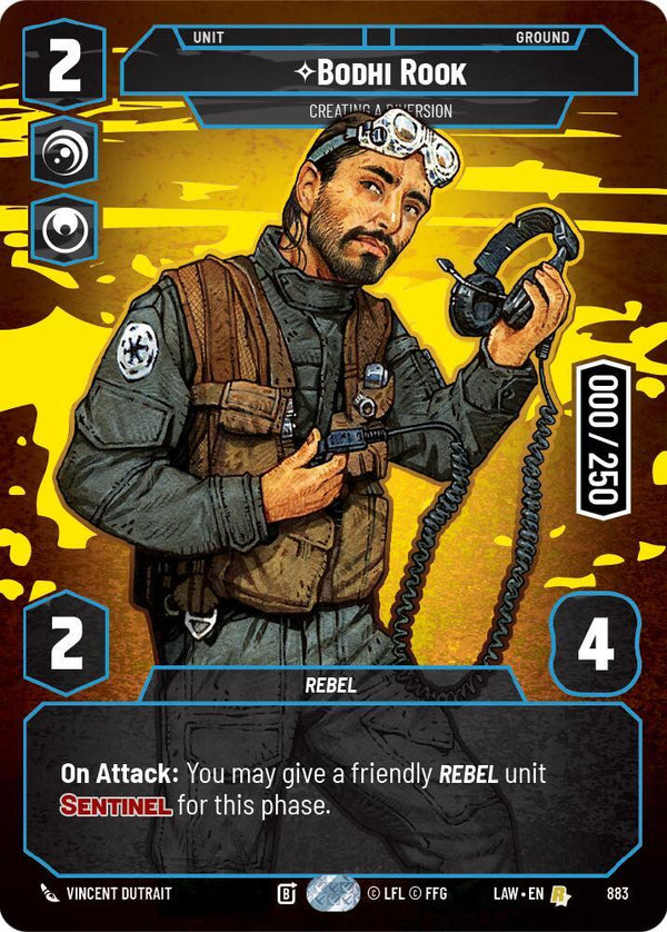 Bodhi Rook - Creating a Diversion (Serialized) - Star Wars Unlimited
