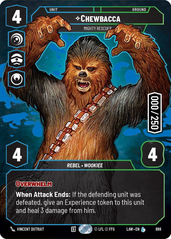 Chewbacca - Mighty Rescuer (Serialized) - Star Wars Unlimited