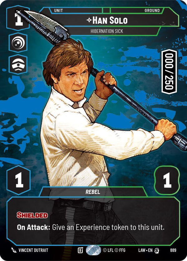 Han Solo - Hibernation Sick (Serialized) - Star Wars Unlimited