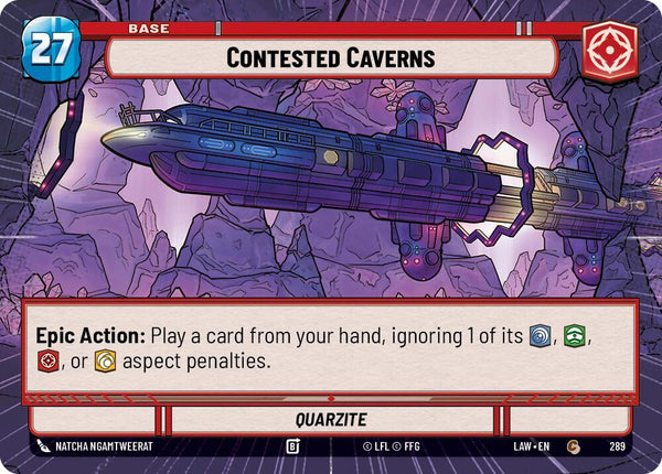 Contested Caverns // Credit (Hyperspace) - Star Wars Unlimited