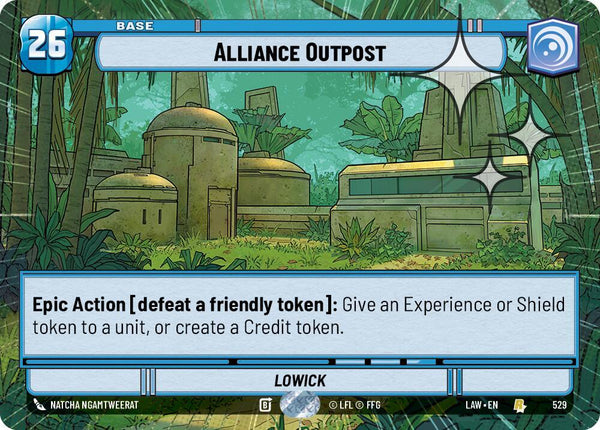 Alliance Outpost (Hyperspace Foil) - Star Wars Unlimited
