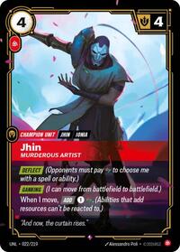 Jhin - Murderous Artist