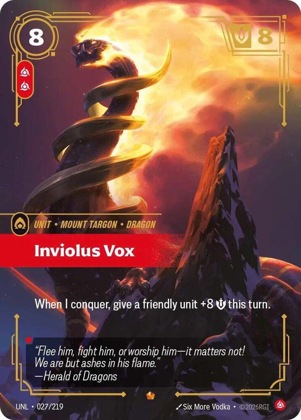 Inviolus Vox - Riftbound: League of Legends TCG
