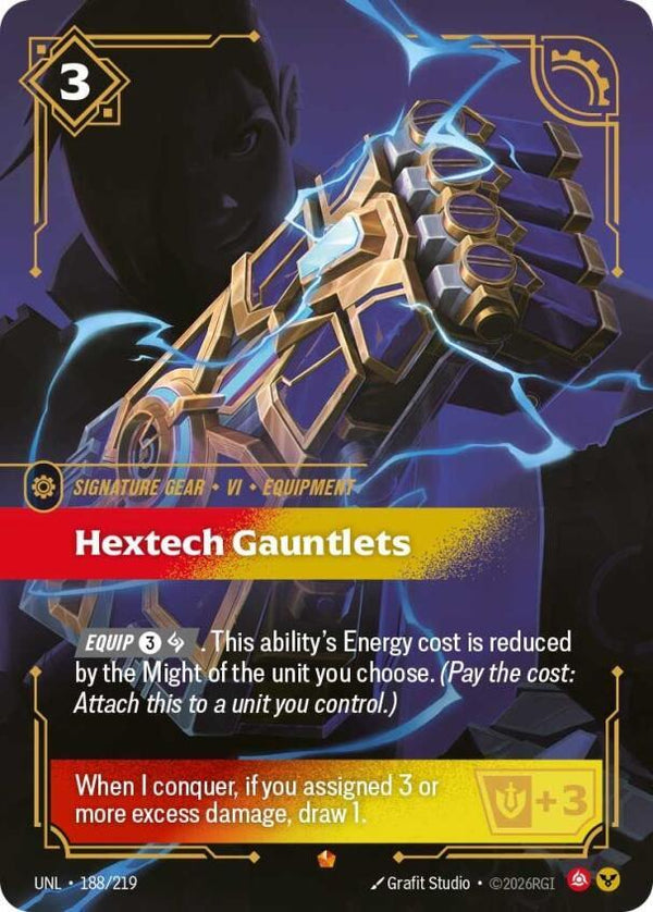 Hextech Gauntlets - Riftbound: League of Legends TCG