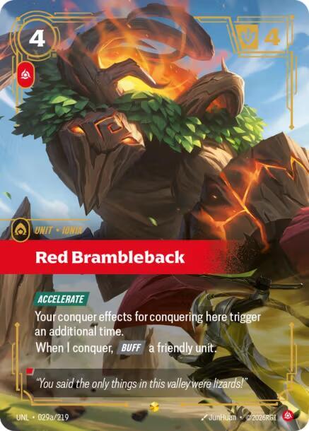 Red Brambleback (Alternate Art)