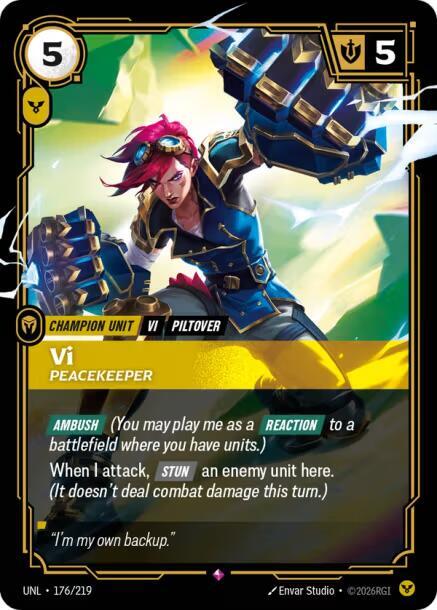 Vi - Peacekeeper - Riftbound: League of Legends TCG