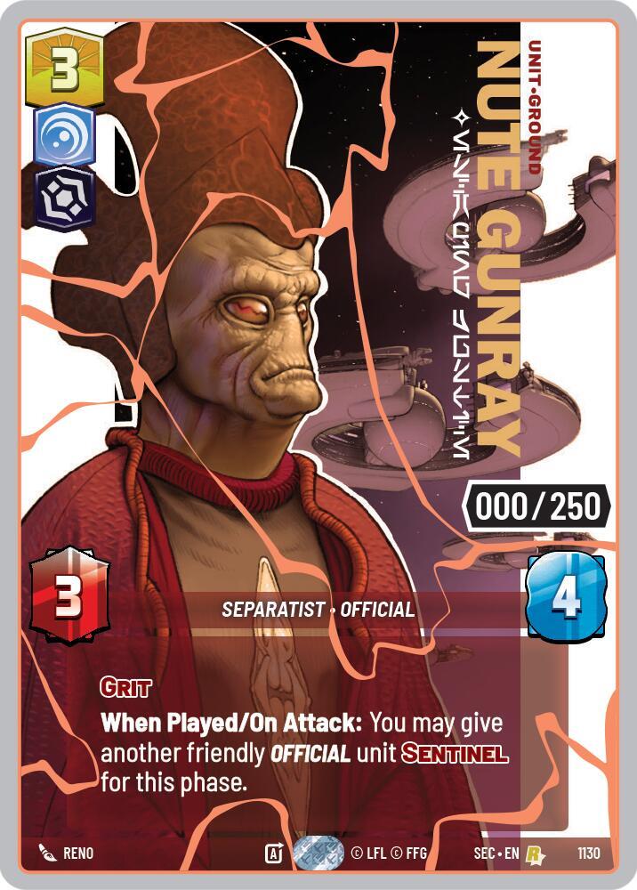 Nute Gunray - Escaping Justice (Serialized) (Rose Gold)
