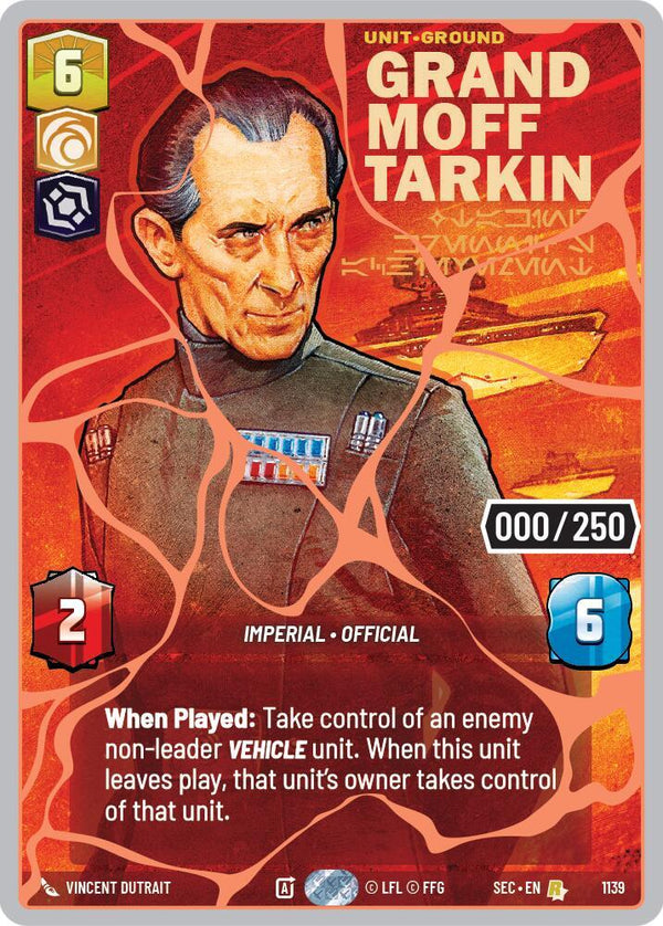 Grand Moff Tarkin - Taking Krennic's Achievement (Serialized) (Rose Gold) - Star Wars Unlimited