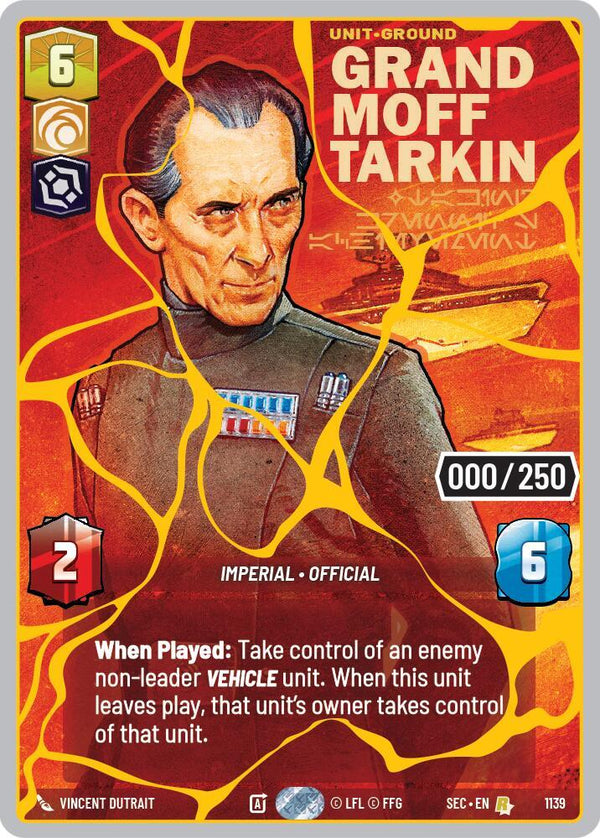Grand Moff Tarkin - Taking Krennic's Achievement (Serialized) (Gold) - Star Wars Unlimited