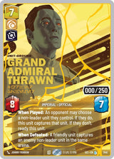 Grand Admiral Thrawn - Grand Schemer (Serialized) (Gold) - Star Wars Unlimited