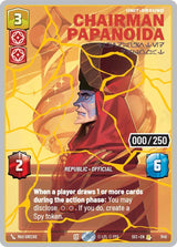 Chairman Papanoida - Undaunted Diplomat (Serialized) (Gold) - Star Wars Unlimited