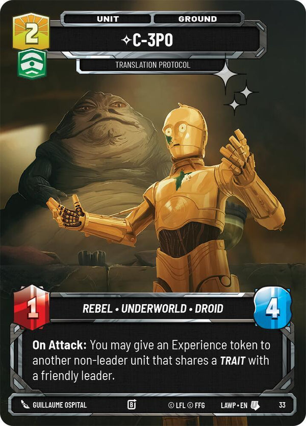 C-3PO - Translation Protocol (Foil) - Star Wars Unlimited