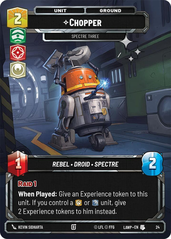 Chopper - Spectre Three (Foil) - Star Wars Unlimited