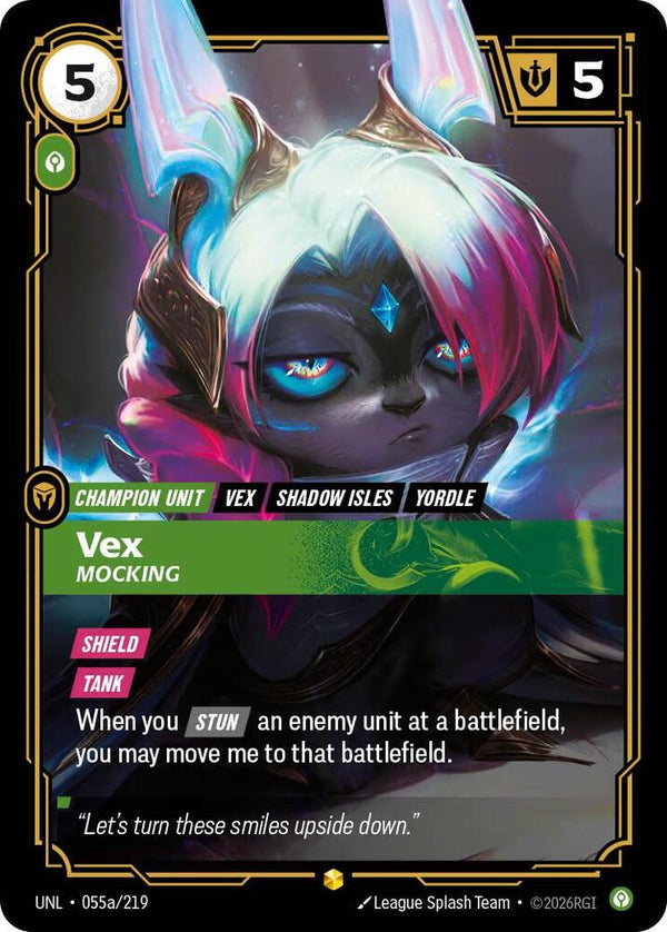 Vex - Mocking (Alternate Art) - Riftbound: League of Legends TCG