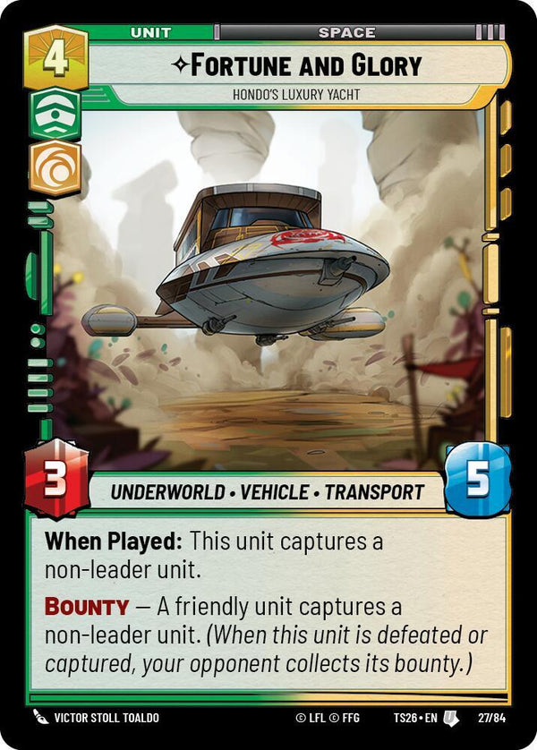 Fortune and Gory - Hondo's Luxury Yacht - Star Wars Unlimited