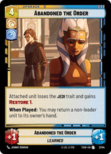 Abandoned the Order - Star Wars Unlimited
