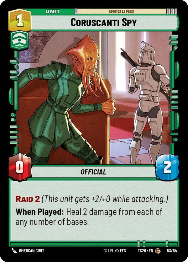 Coruscanti Spy - Star Wars Unlimited