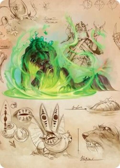 Germination Practicum Art Card - Magic: The Gathering
