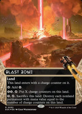 Blast Zone (0092) (Borderless) (Galaxy Foil) - Magic: The Gathering