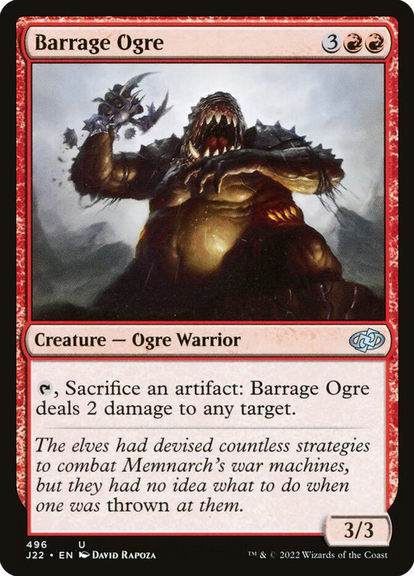 Barrage Ogre - Magic: The Gathering