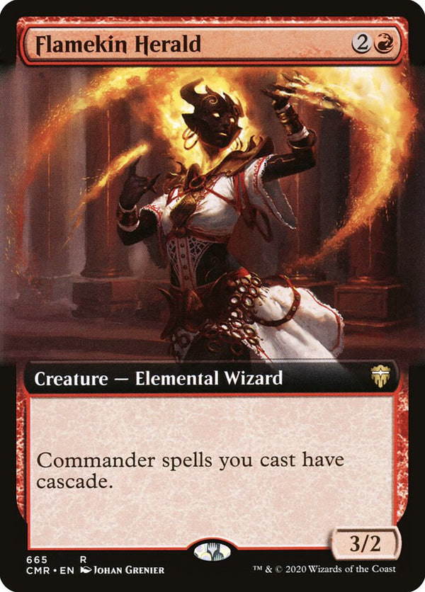 Flamekin Herald (Extended Art) - Magic: The Gathering