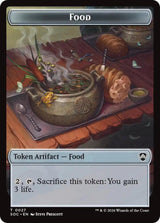 Food // City's Blessing Double-Sided Token - Magic: The Gathering