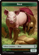 Boar // Frog Lizard Double-Sided Token - Magic: The Gathering