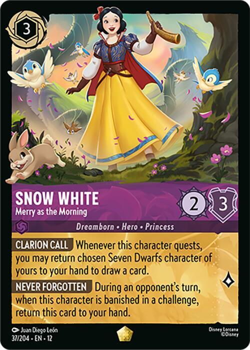 Snow White - Merry as the Morning - Disney Lorcana