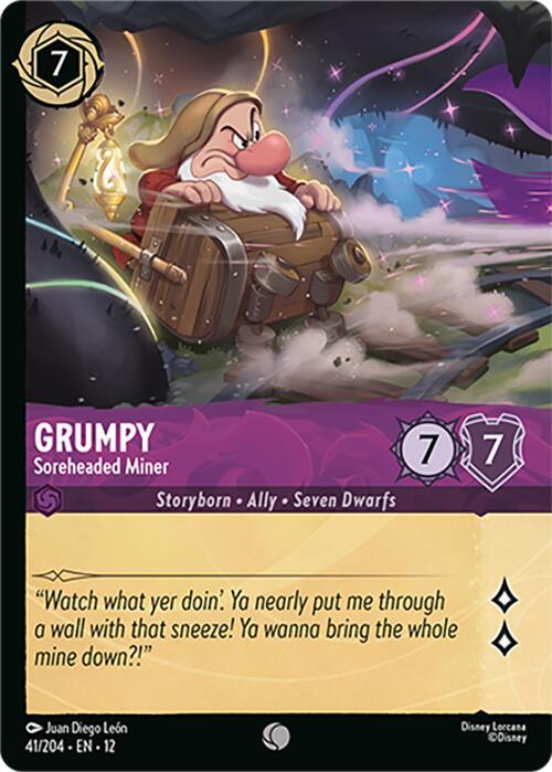 Grumpy - Soreheaded Miner (Foil)