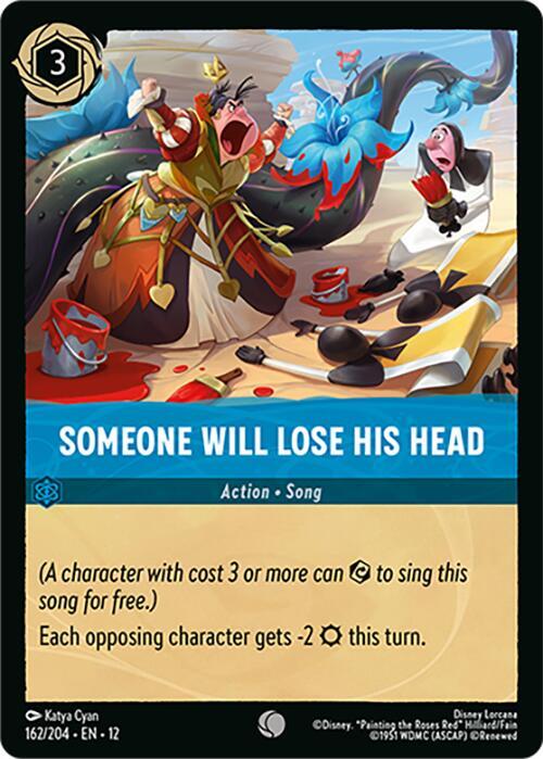 Someone Will Lose His Head