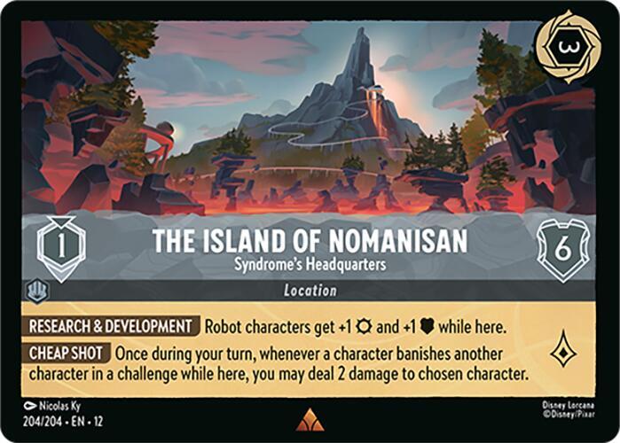The Island of Nomanisan - Syndrome's Headquarters