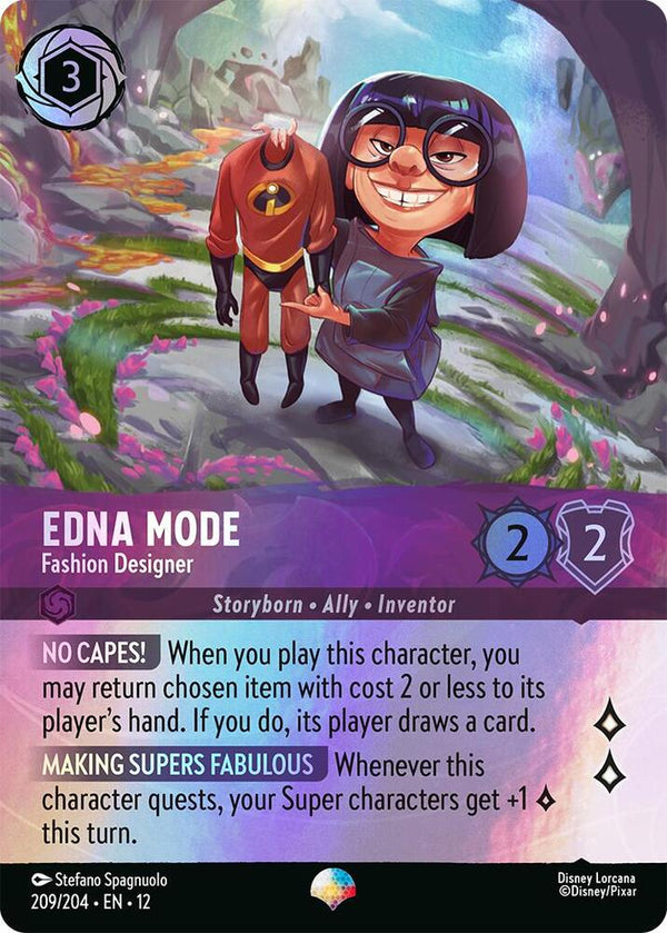 Edna Mode - Fashion Designer (Epic) - Disney Lorcana