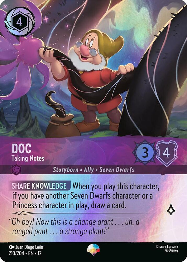 Doc - Taking Notes (Epic) - Disney Lorcana