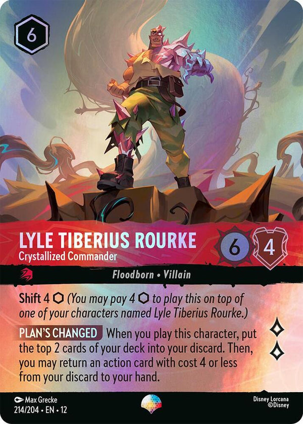 Lyle Tiberius Rourke - Crystallized Commander (Epic) - Disney Lorcana