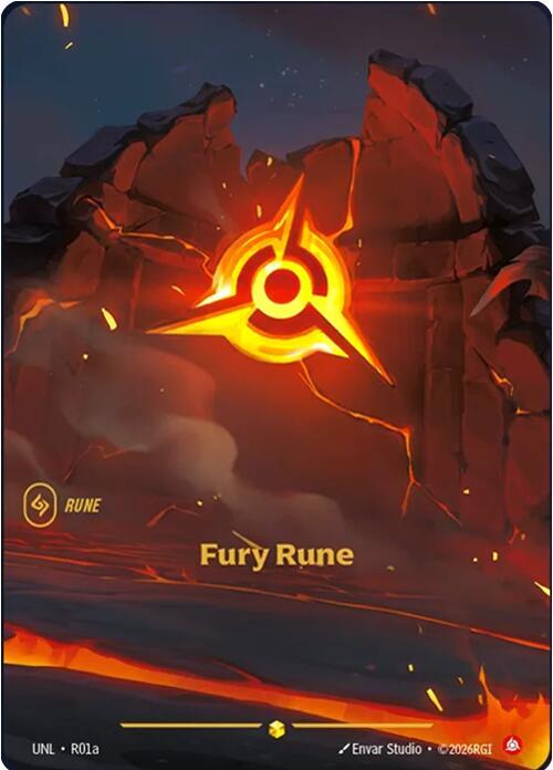 Fury Rune (R01a) - Riftbound: League of Legends TCG