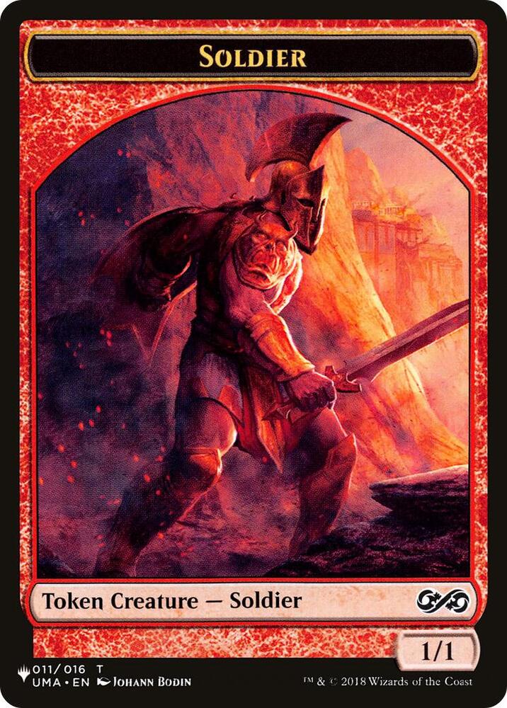 Soldier (UMA) // Kobolds of Kher Keep (MKC) Double-sided Token