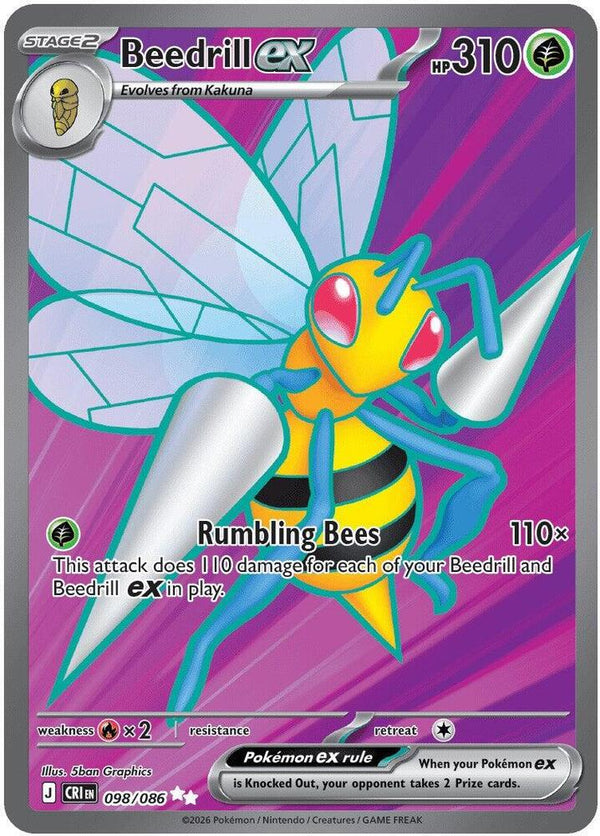 Beedrill ex - 098/086 - Pokémon