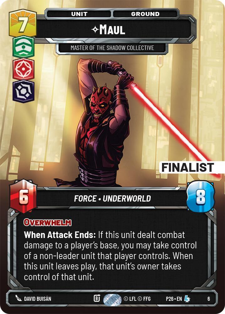 Maul - Master of the Shadow Collective (Finalist)