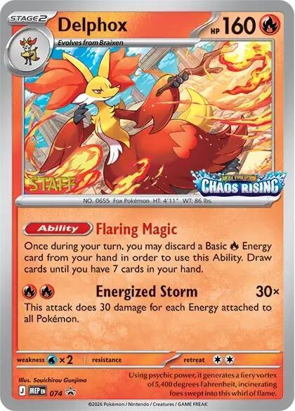Delphox - 074 [Staff] - Pokémon