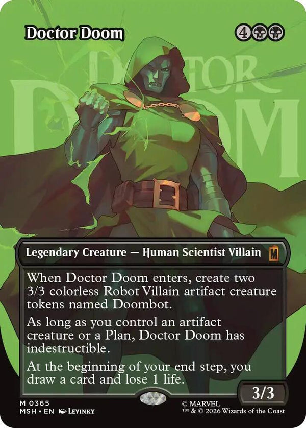 Doctor Doom (Borderless) (0365) - Magic: The Gathering