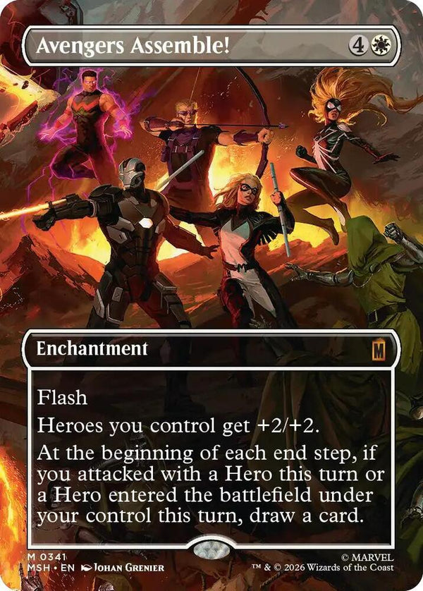 Avengers Assemble! (Borderless) (0341) - Magic: The Gathering