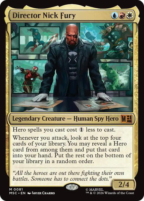 Director Nick Fury (Surge Foil) - Magic: The Gathering