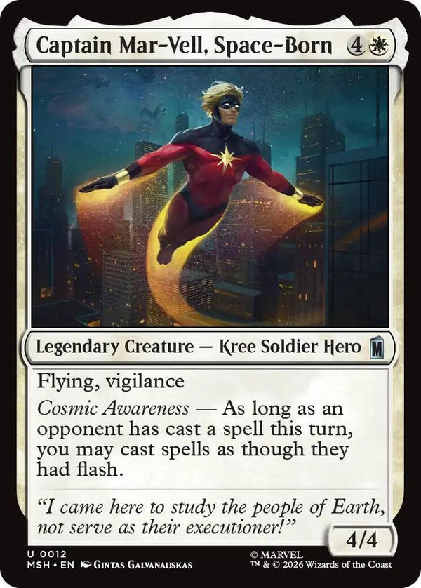 Captain Mar-Vell, Space-Born - Magic: The Gathering