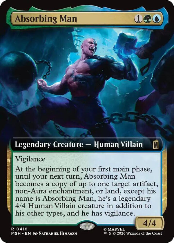Absorbing Man (Extended Art) - Magic: The Gathering