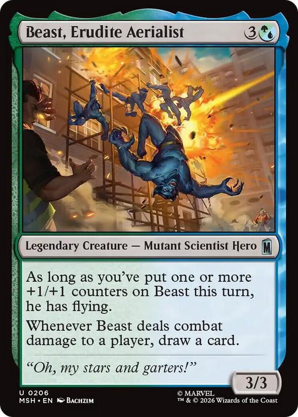 Beast, Erudite Aerialist - Magic: The Gathering