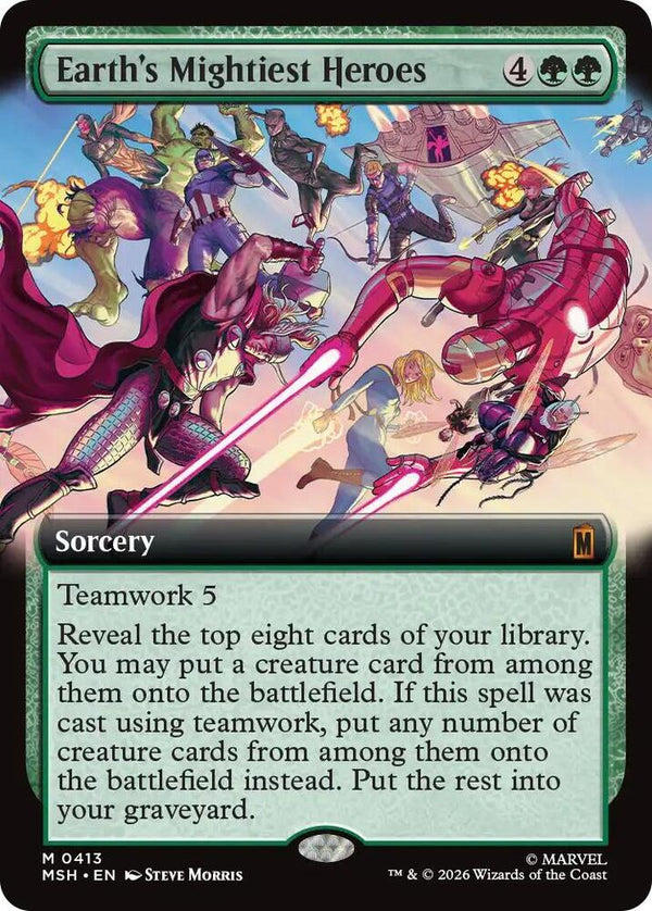 Earth's Mightiest Heroes (Extended Art) - Magic: The Gathering