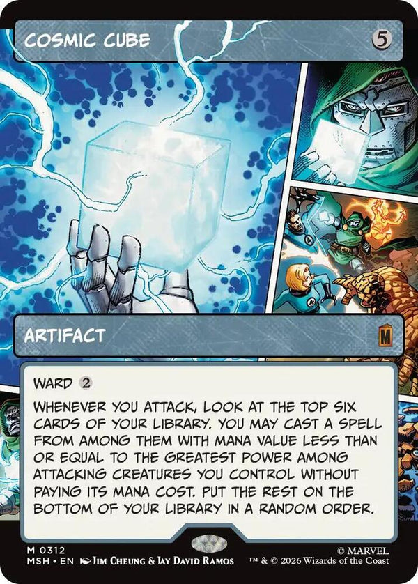 Cosmic Cube (Borderless) (0312) - Magic: The Gathering