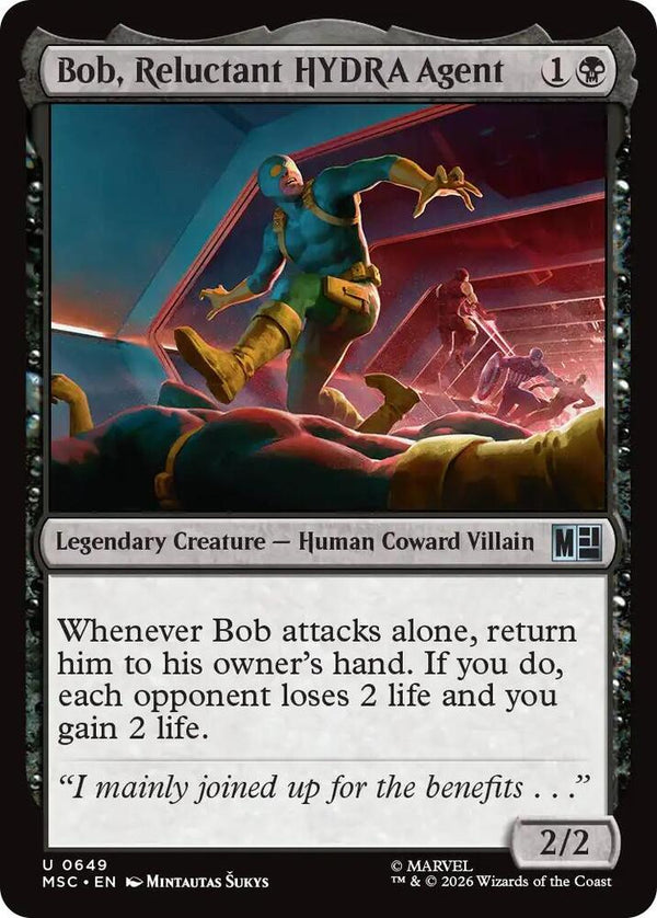 Bob, Reluctant HYDRA Agent - Magic: The Gathering