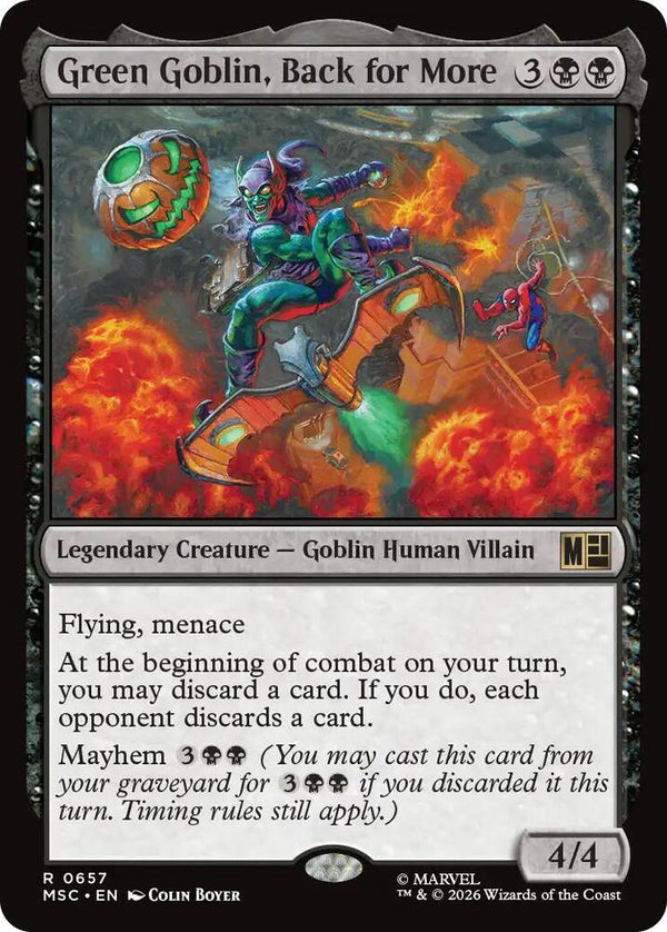 Green Goblin, Back for More - Magic: The Gathering